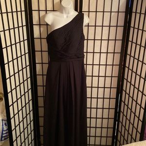 NWT KF Bridal one-shoulder Floor Length Gown Size 10